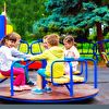 Group of children playing on the playground