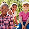 Group of children smiling